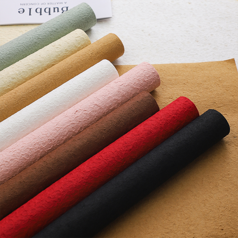 【花执】加厚手撕水滴纸鲜花花束包装纸纹理石纹花店花艺水岩纸材料