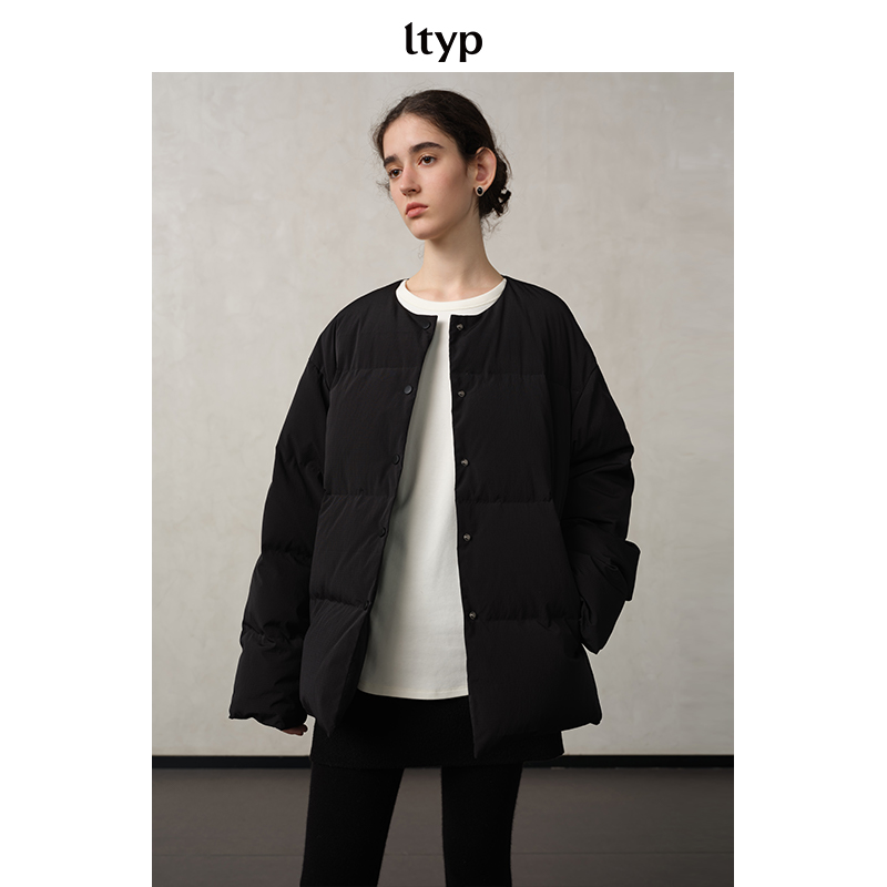 ltyp 新国标95白鹅绒面包羽绒服文艺休闲百搭T110244046