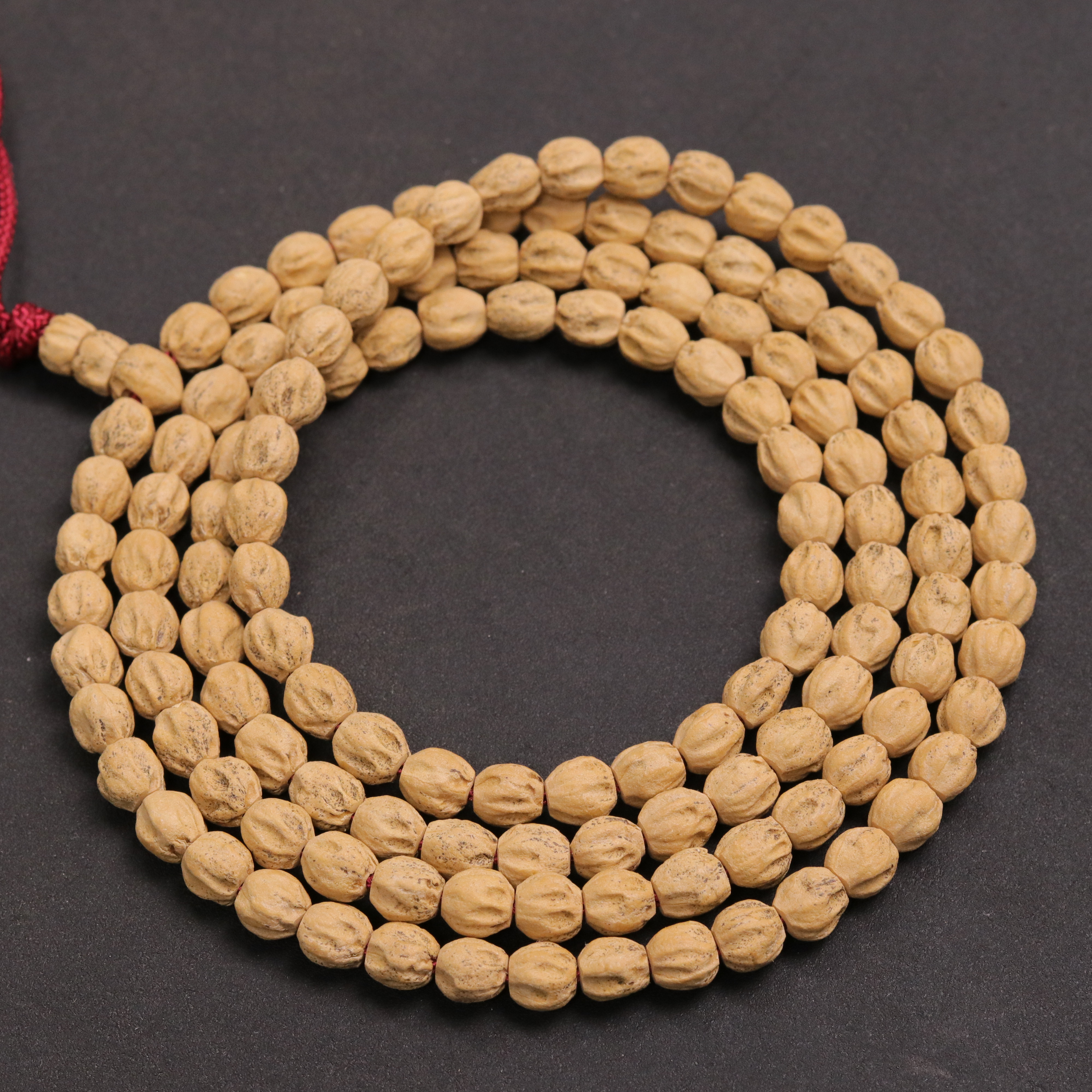 S1113-5【定制鬼脸】板王级热振柏香籽108长串（送工具）