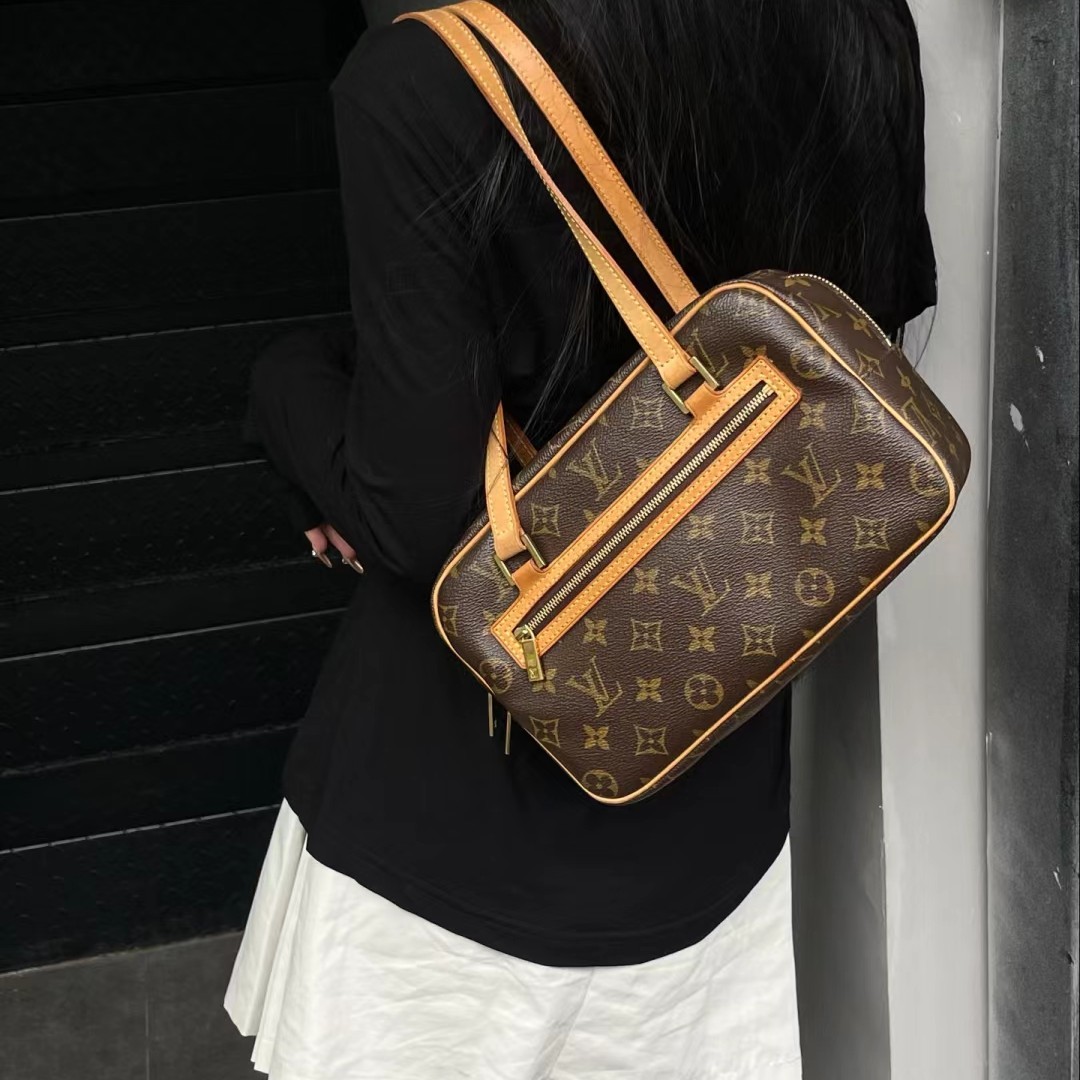 95新 LouisVuitton/路易威登 lv老花开口笑972972