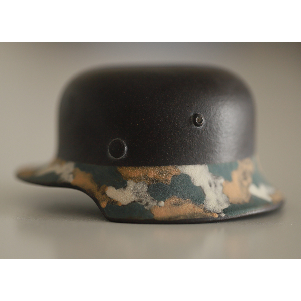 三川创新  《幸盔有你》紫砂主人杯50cc  创意茶杯