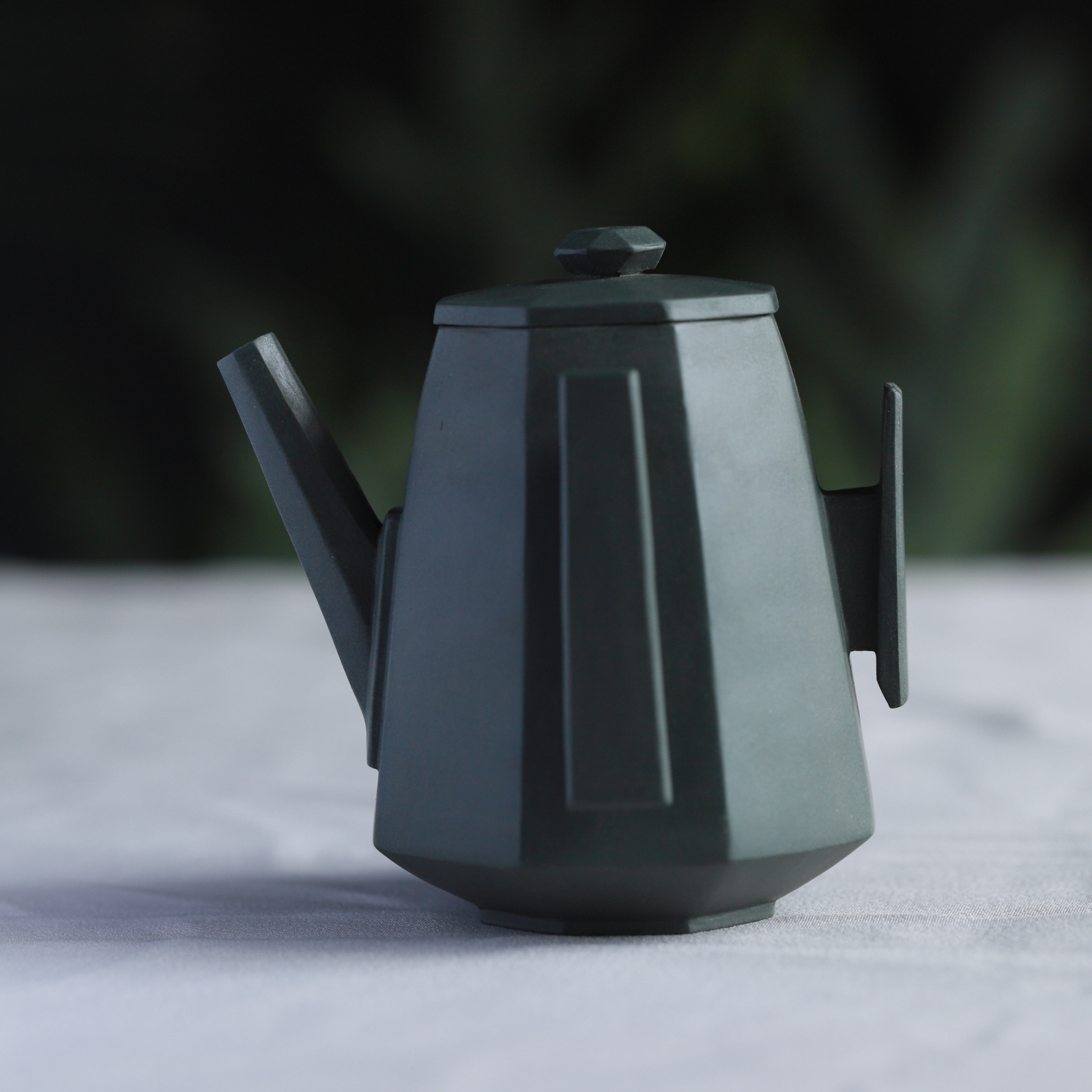 三川创新《假把式》墨绿泥手工紫砂小众文人茶器 无刻绘