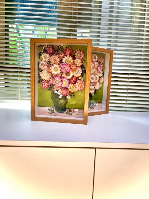 【繁花似锦】真花永生花摆件挂件客厅摆件干花相框玄关摆台现代装饰