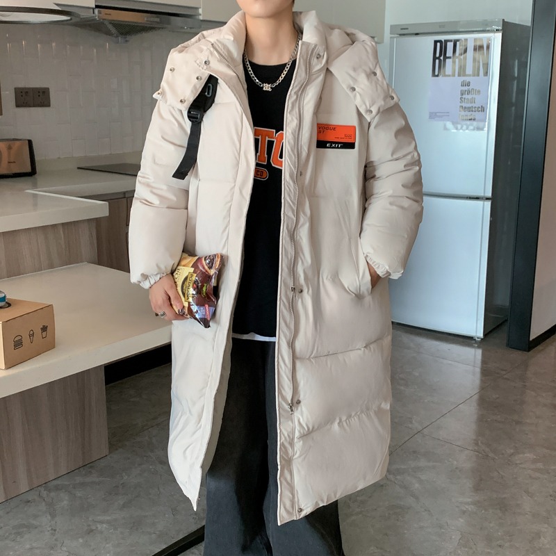 【小扬哥推荐】冬天冬款中长款过膝加厚棉衣男款秋冬季美式连帽棉袄