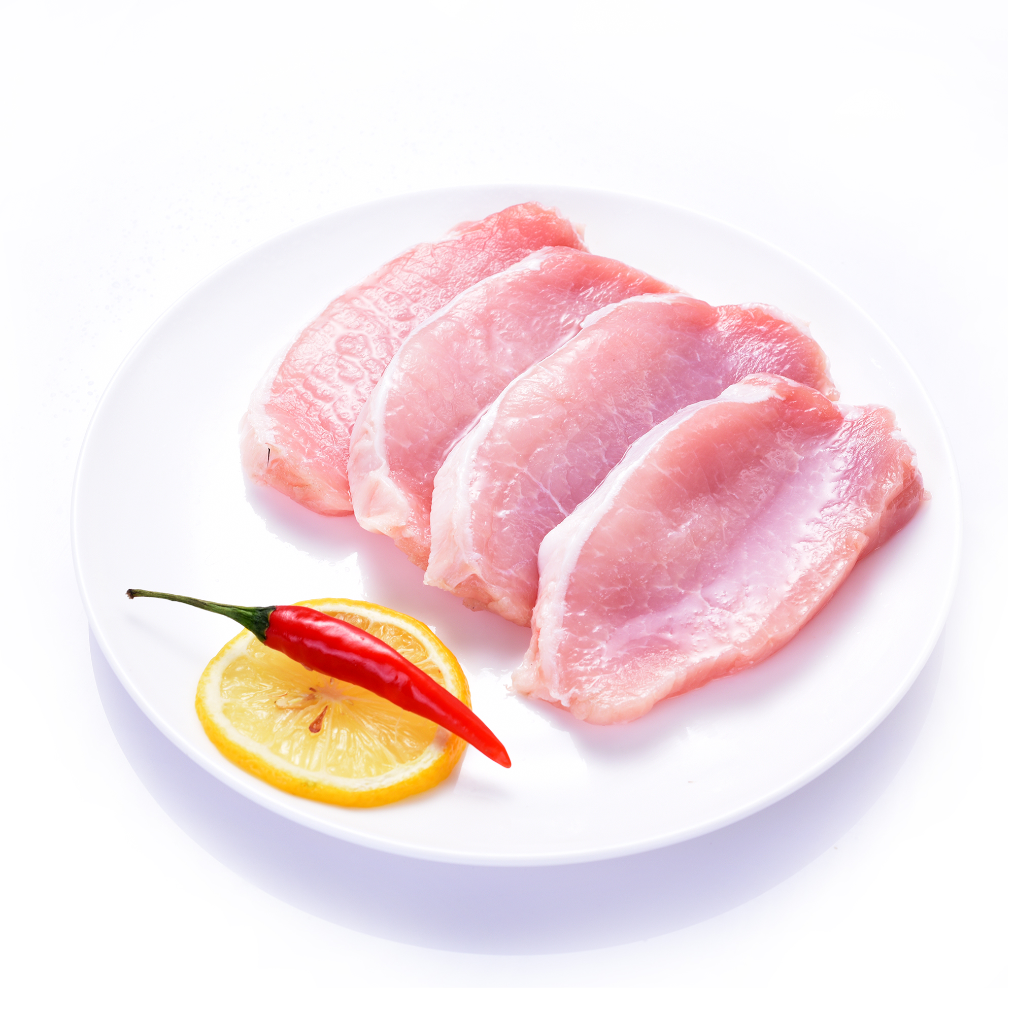 猪排冷鲜无骨猪扒370g-400g/份 聚合品