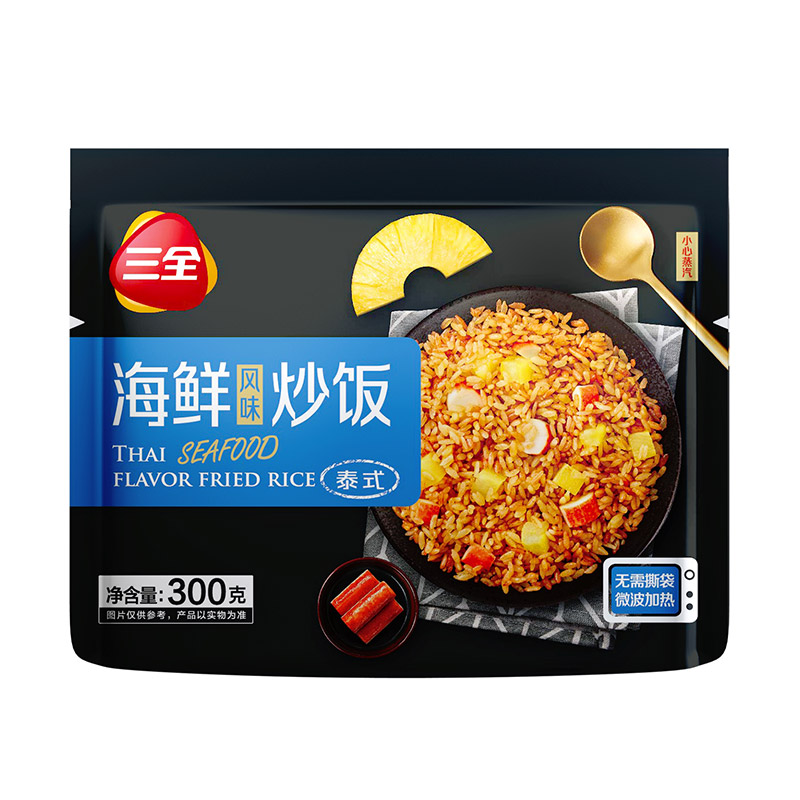 三全 泰式 海鲜风味炒饭 300g/袋 沃尔玛小时达 同城配送