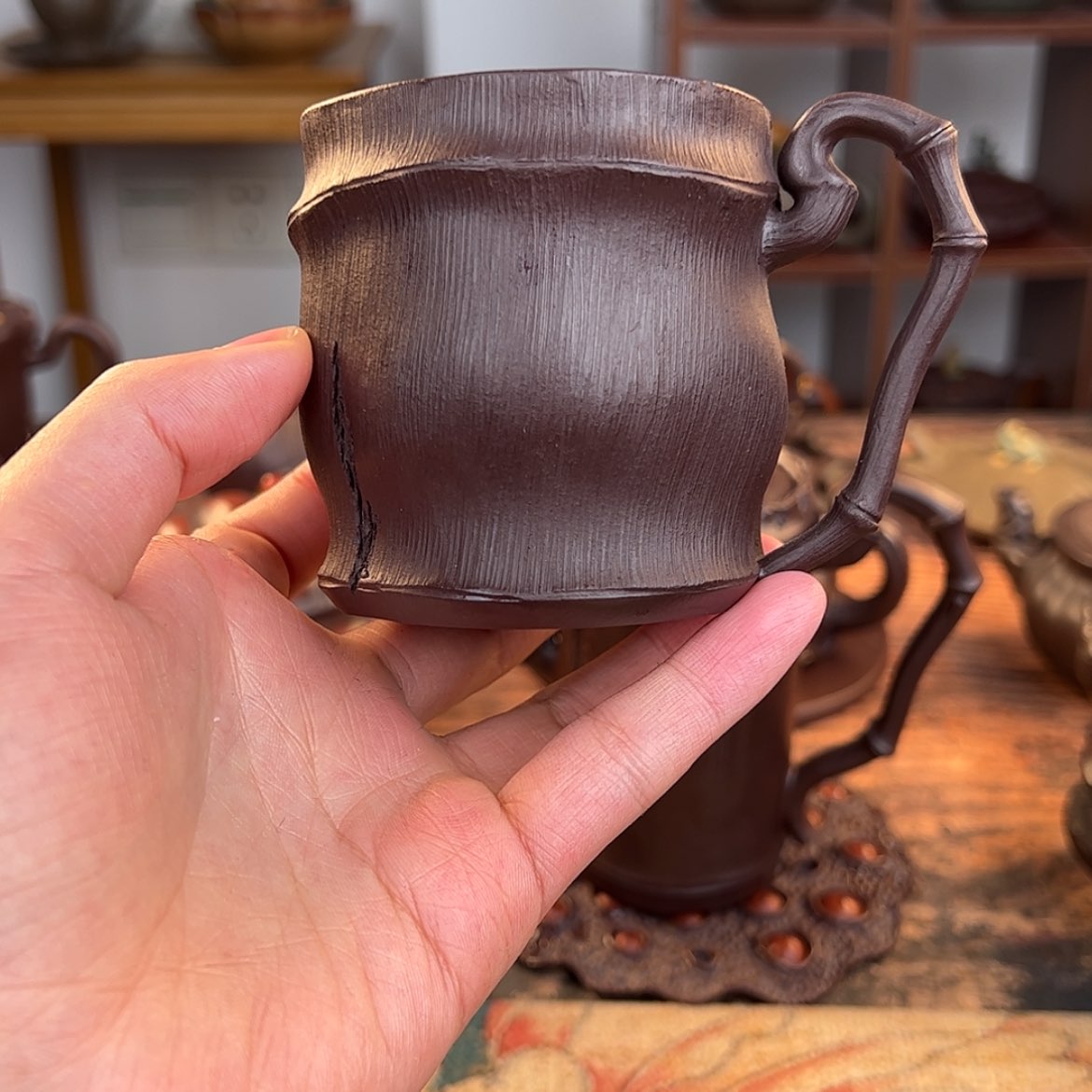 【闪购商品】紫砂花盆中L*y