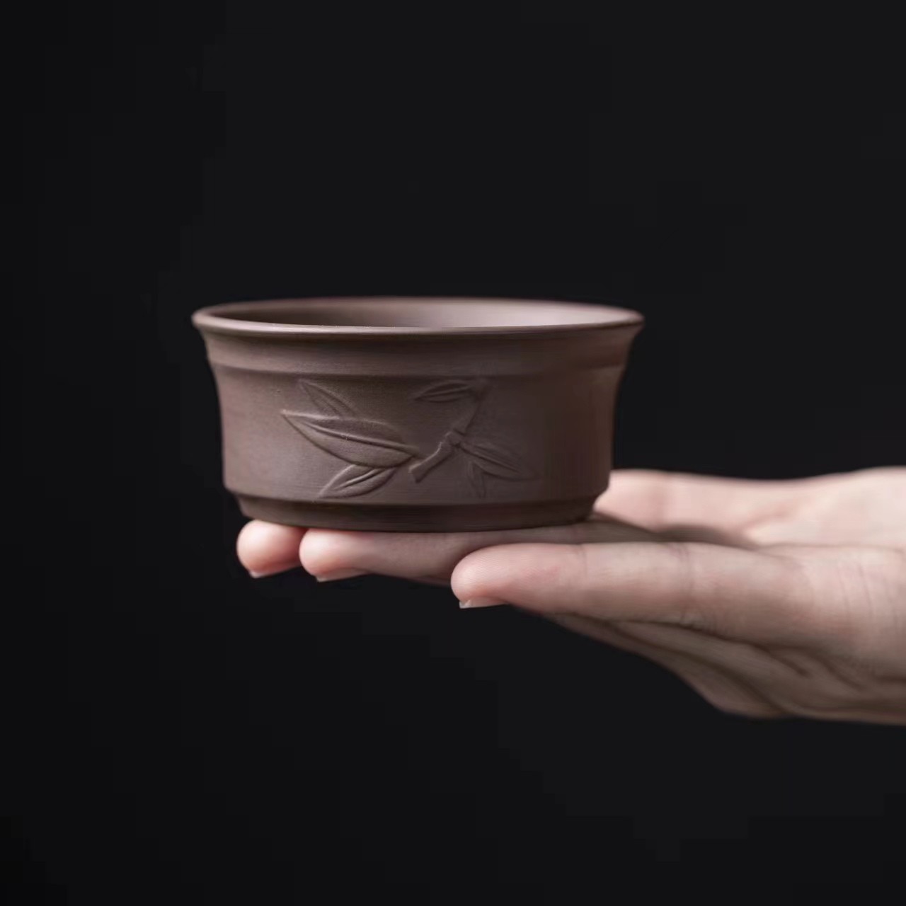 紫泥竹节杯50cc