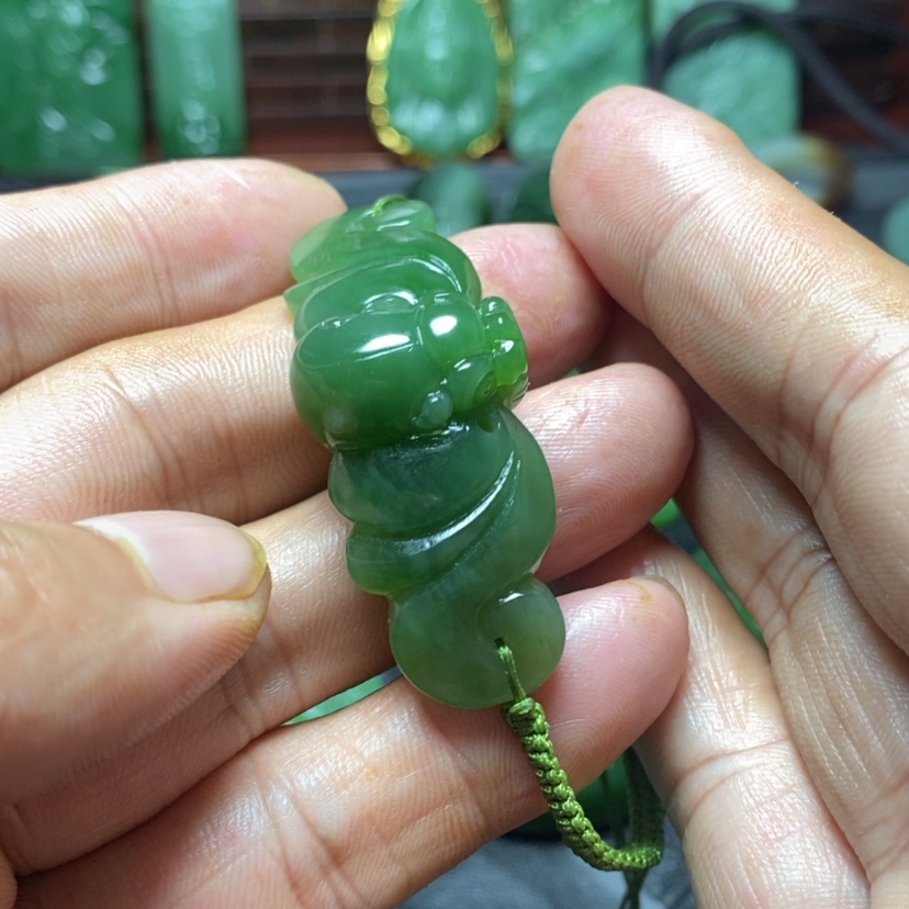 【闪购商品】和田玉（碧玉）挂件未镶嵌