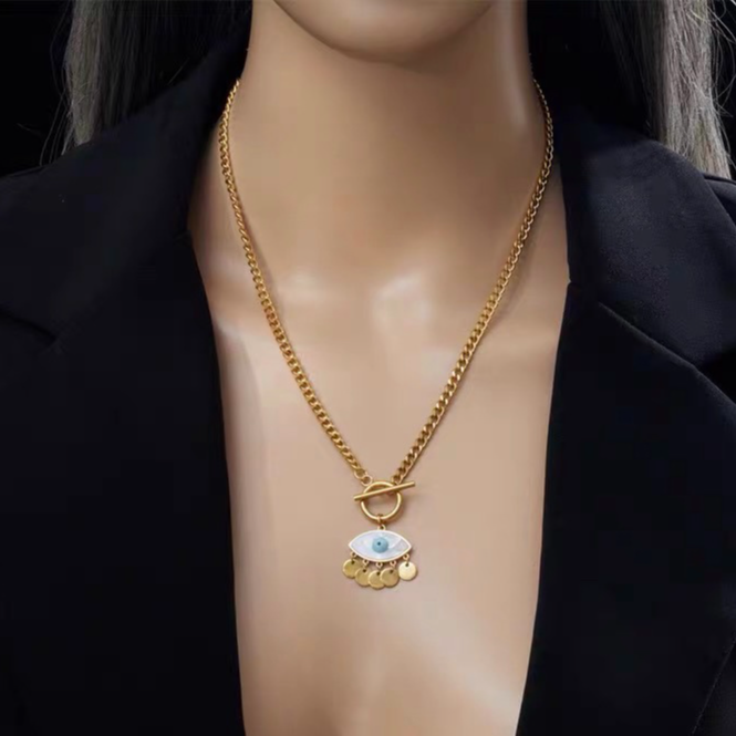 钛钢项链 6136 法式时尚项链 长约40厘米