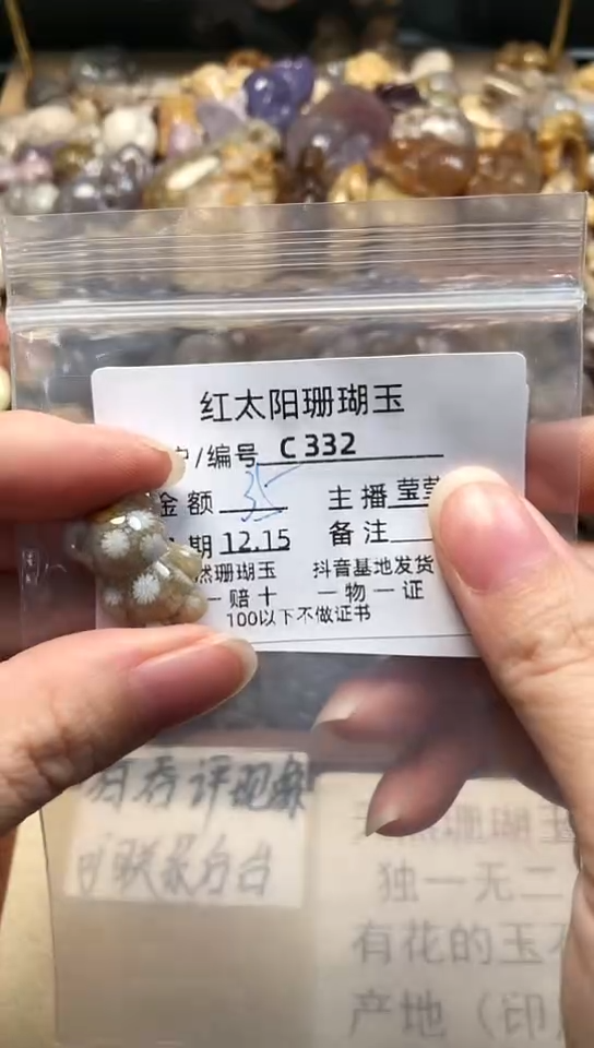 【闪购商品】硅化珊瑚（珊瑚玉）颈饰未镶嵌332