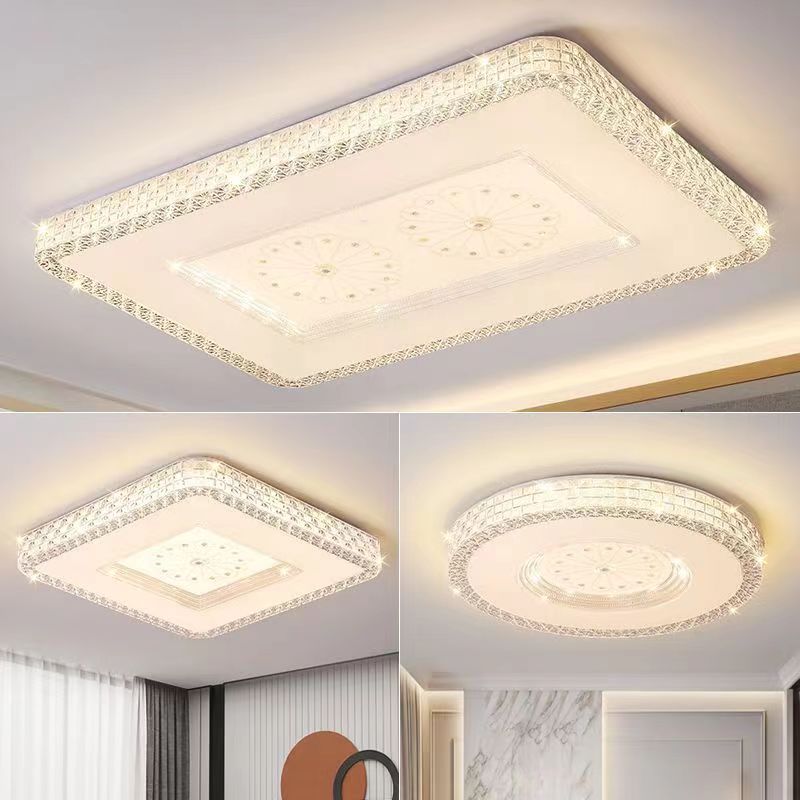 led吸顶灯圆形客厅灯具现代简约餐厅阳台过道灯卧室灯节能灯超亮