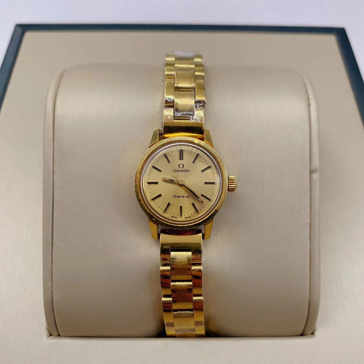 95新 Omega/欧米茄 手动机械腕表21.5mm/公价34999/WH5096