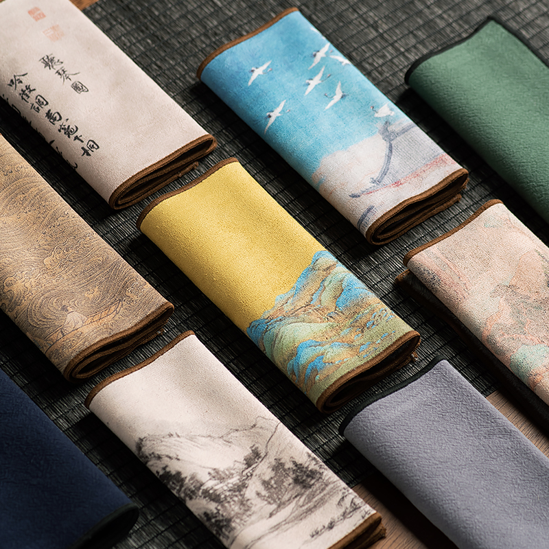 麂皮绒茶巾一条