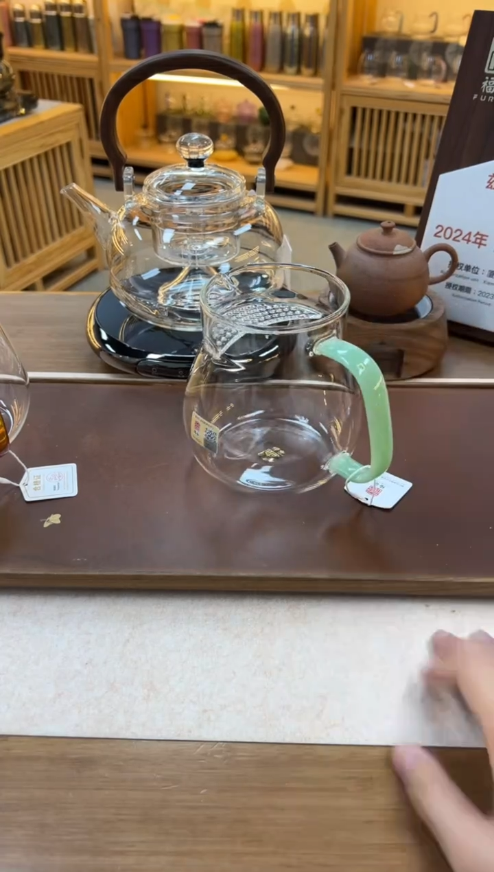 【闪购商品】.伴月煮茶器 浅玉