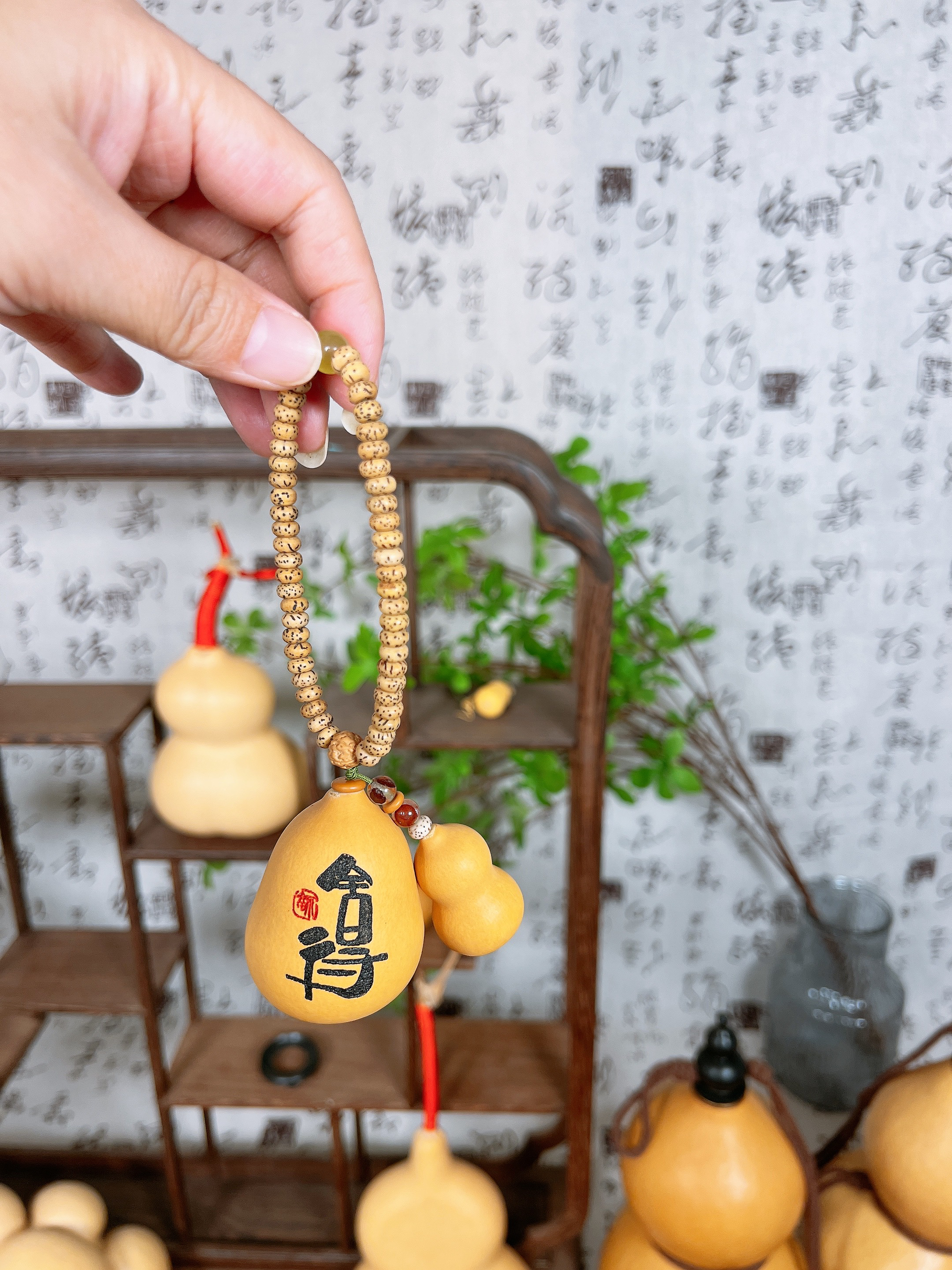 （勿自拍）直播间拍链接葫芦手串手持手把件葫芦