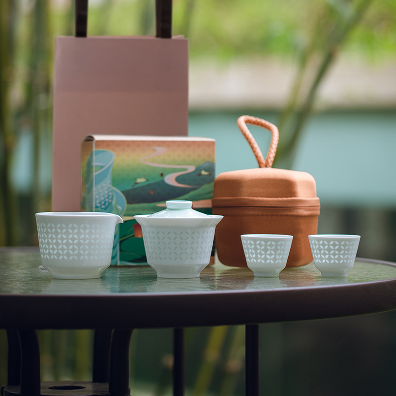 玉柏玲珑-闲亭·茶具套组