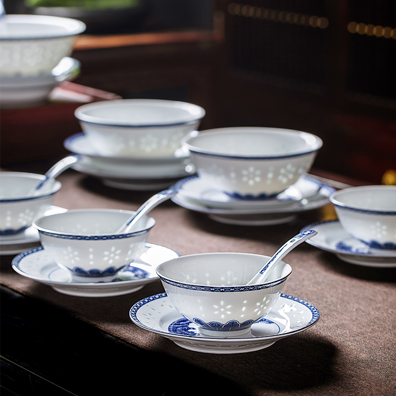 玉柏玲珑-家和业旺28头餐具套组
