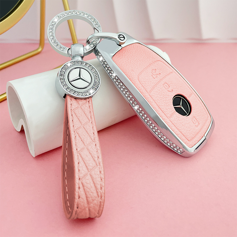 奔驰钥匙套e300l c260lc200glb车a200l s级glc260gle350gla壳扣包