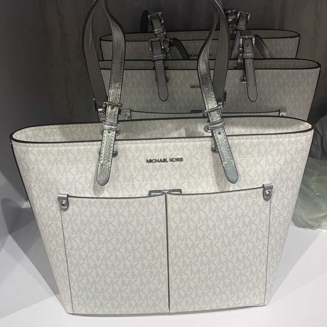 MICHAEL KORS 35H3STVT88 OPT/SILVER  JET SET托特包 手提包