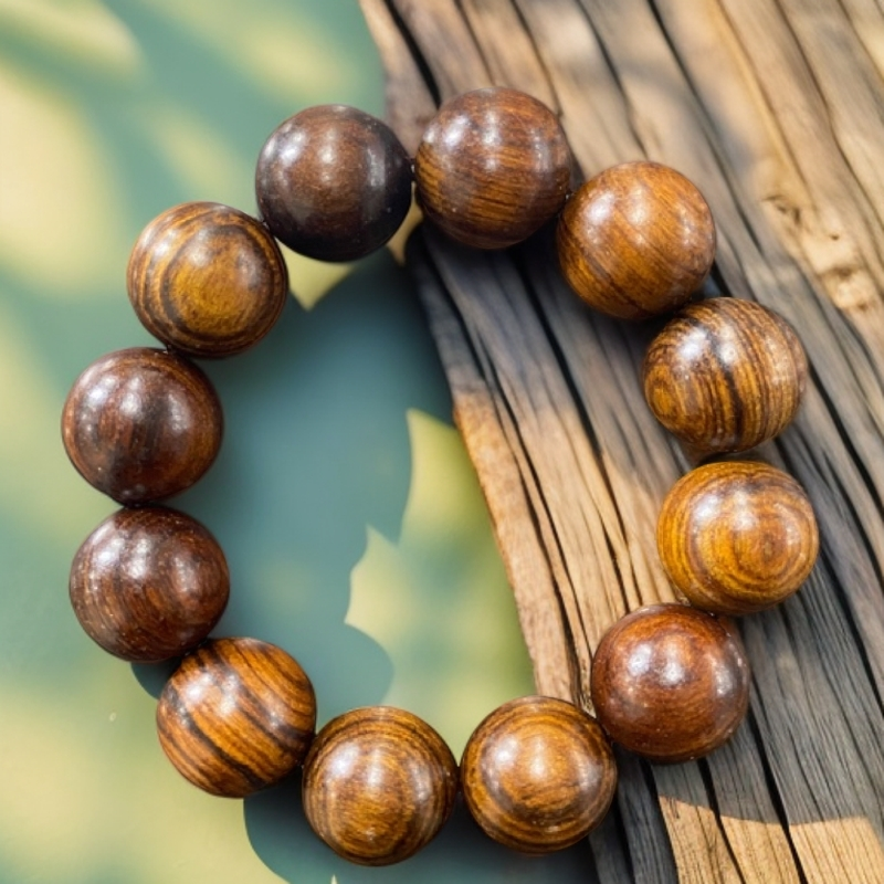 L15 雷击木2.0cm圆珠手串(不含礼盒)