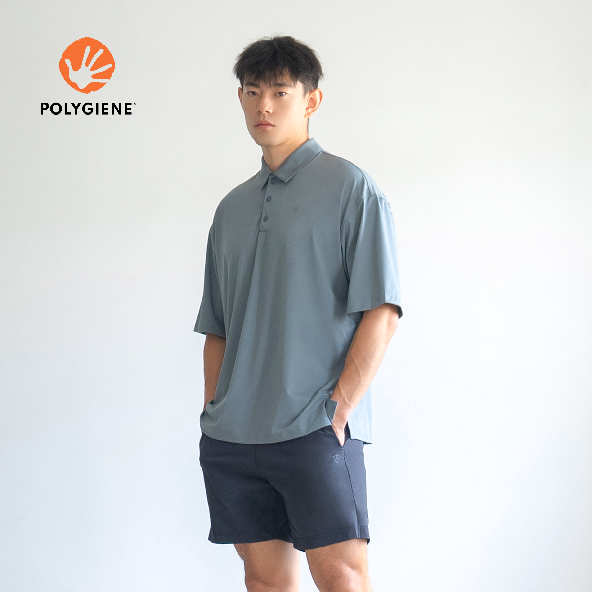 DRIOTOPIA2024夏季新品单面提花polo衫男运动休闲短袖宽松透气