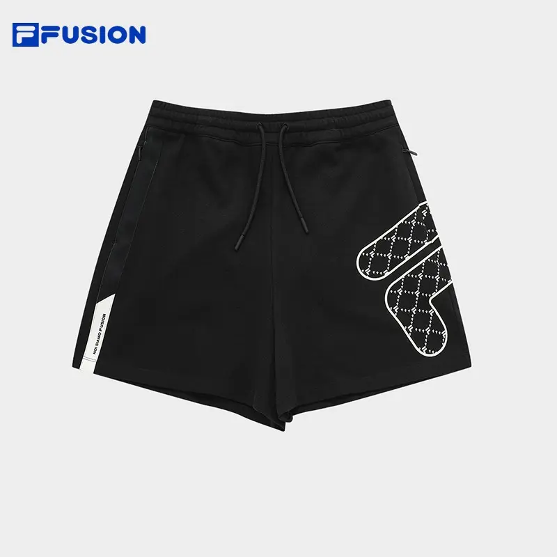 FILA FUSION斐乐经典老花系列潮流时尚运动夏针织短裤T11W326601
