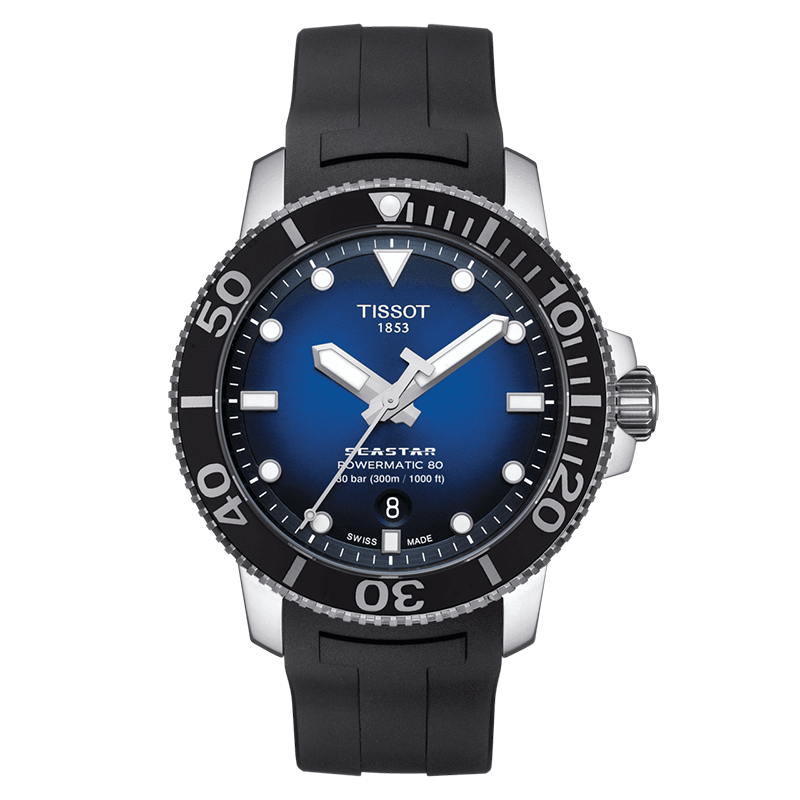 Tissot/天梭海星/43mm/男士机械表/6000/T120.407.17.041.00