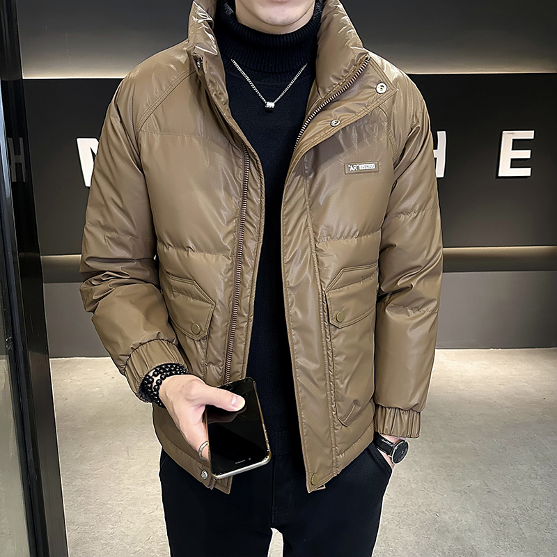 波司登冬季新款男士羽绒服时尚潮流休闲百搭立领短款保暖羽绒服