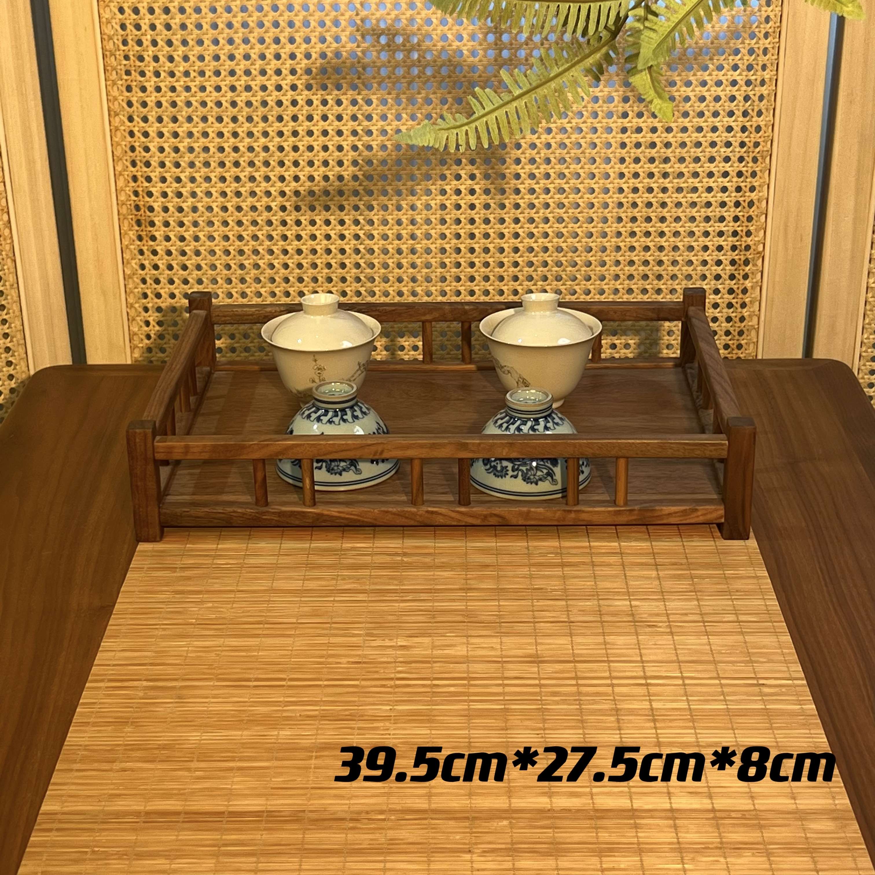 桌上茶杯架杯子收纳置物架桌面茶具架紫砂壶摆件小型茶叶架博古架