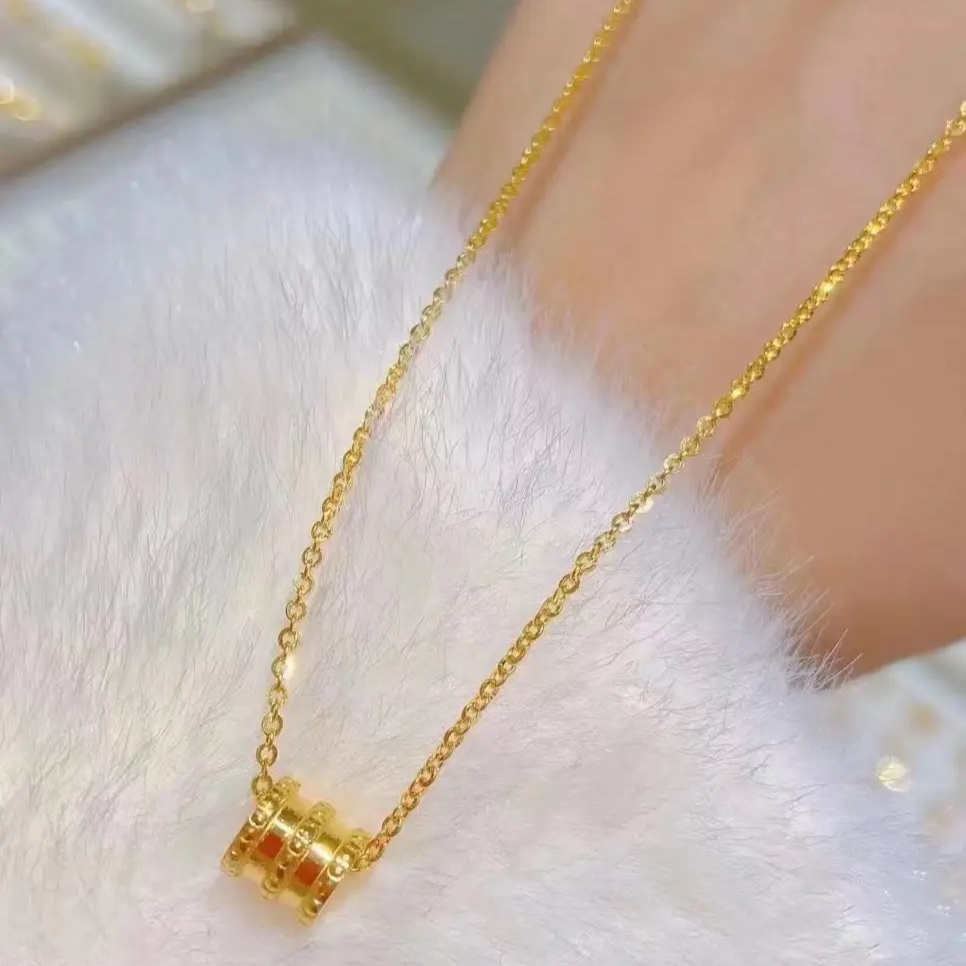 SUNFEEL/赛菲尔【女神节礼物推荐】足金小蛮腰黄金套链时尚经典礼物