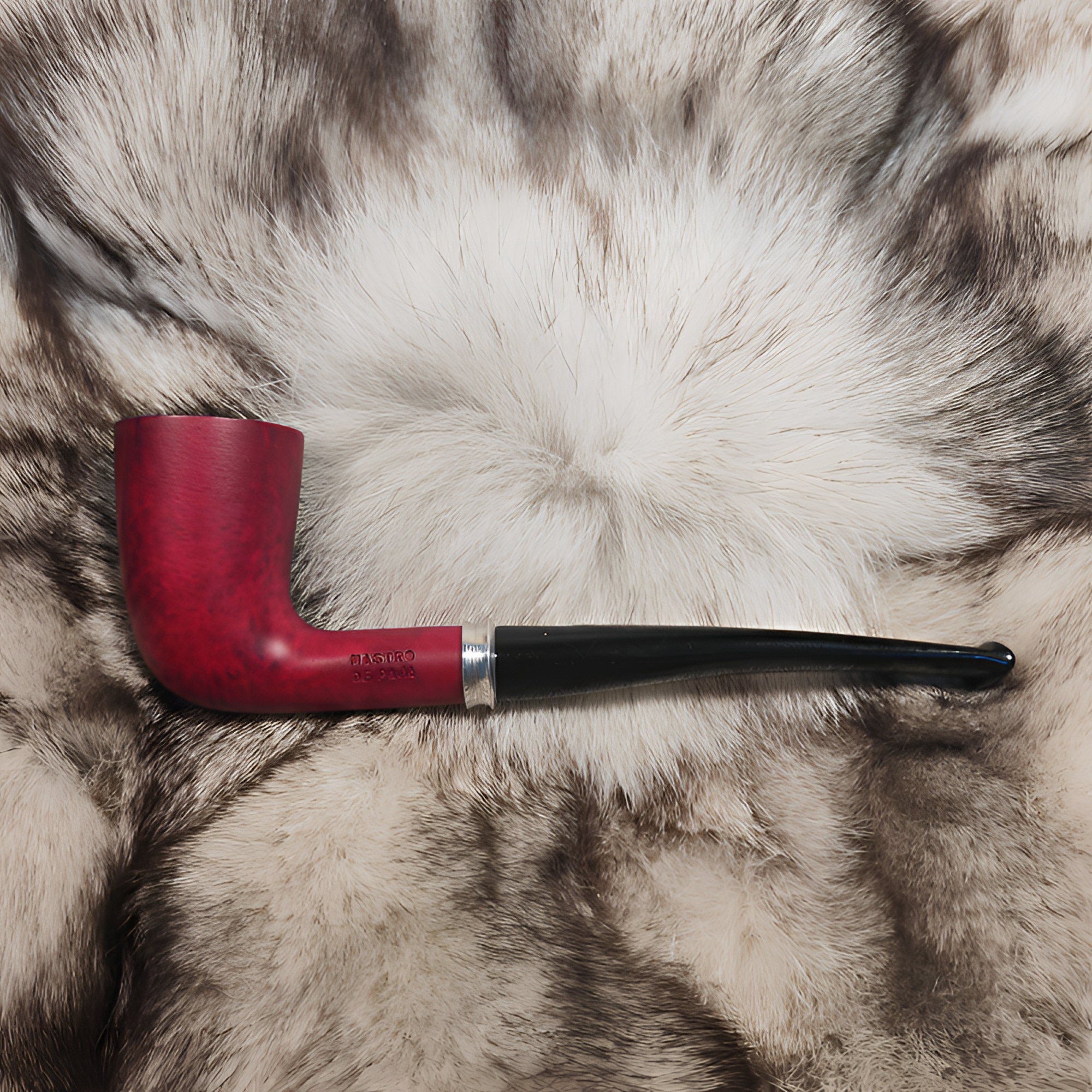 全新意大利马仕酒红配色光面直斗