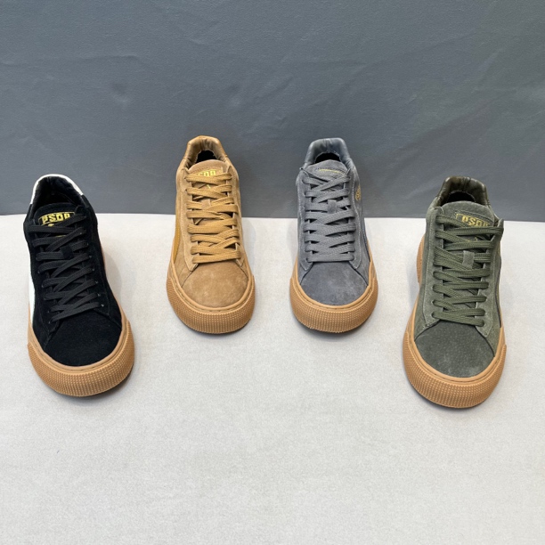 春秋新款男鞋皮面低帮软底休闲鞋舒适百搭板鞋时尚潮流休闲板鞋