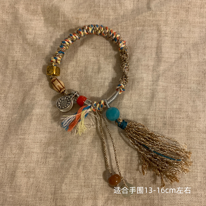 合金布艺手链 小众百搭设计感时尚个性手链6968-17