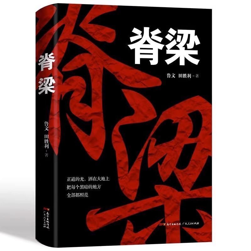 现货速发【爆款】脊梁鲁文,田胜利著正能量反腐小说