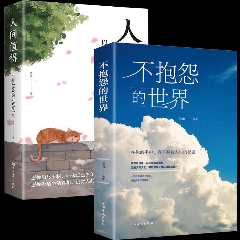 不抱怨的世界正版人间值得正能量青春文学成功励志自我心态调节书