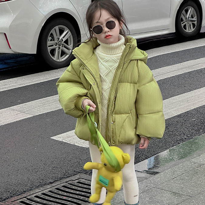 巴拉巴拉女童棉服2023冬季新款韩版儿童加厚外套棉袄宝宝棉衣保暖