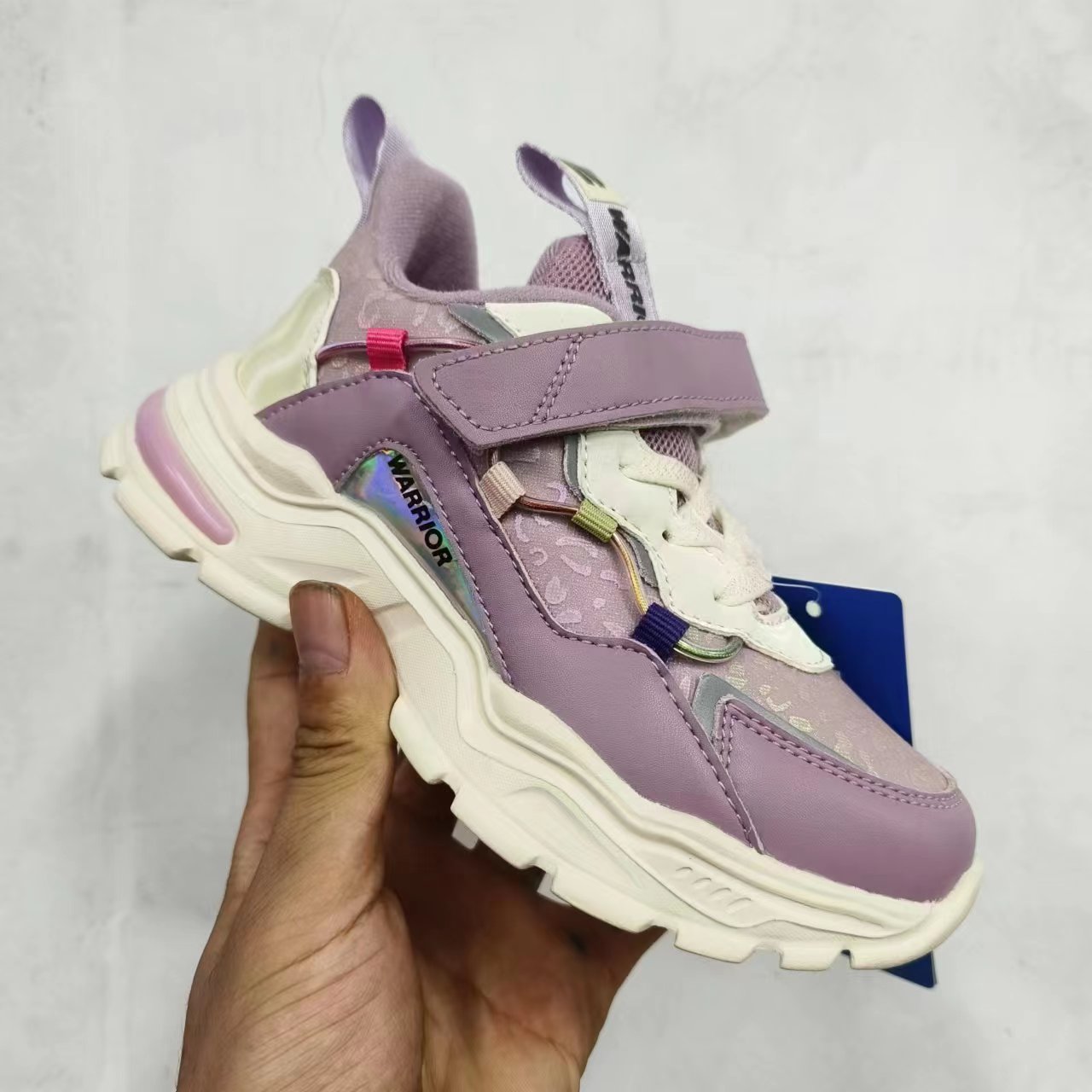 女童冬季皮面绒内里运动鞋  8802