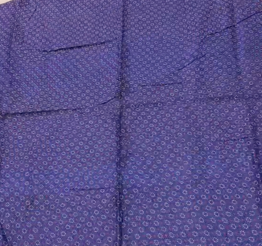 太阳花蓝白印花小碎花7080怀旧老面料以直播间为准再拍