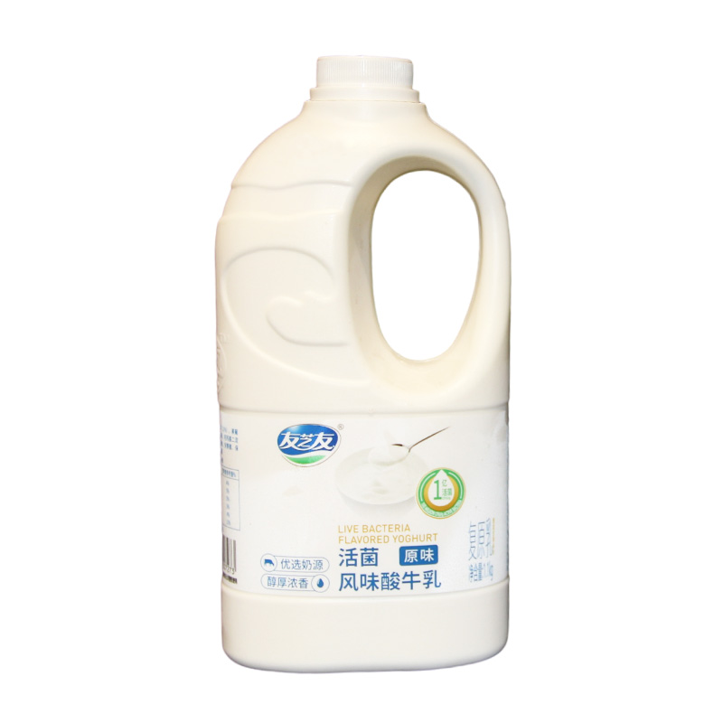 友芝友原味桶装酸牛奶1.1kg