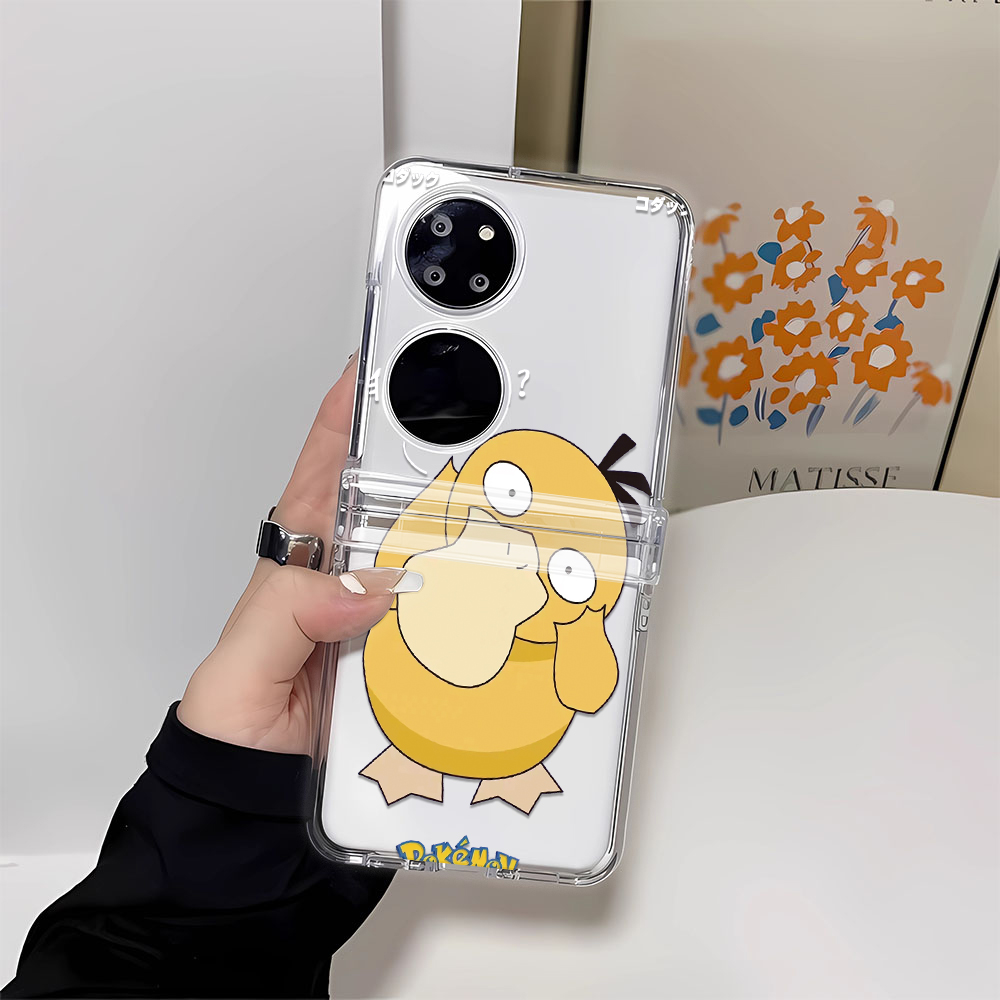 SH可达鸭华为P50PocketS折叠硬华为P60PocketS手机壳华为Pocket s