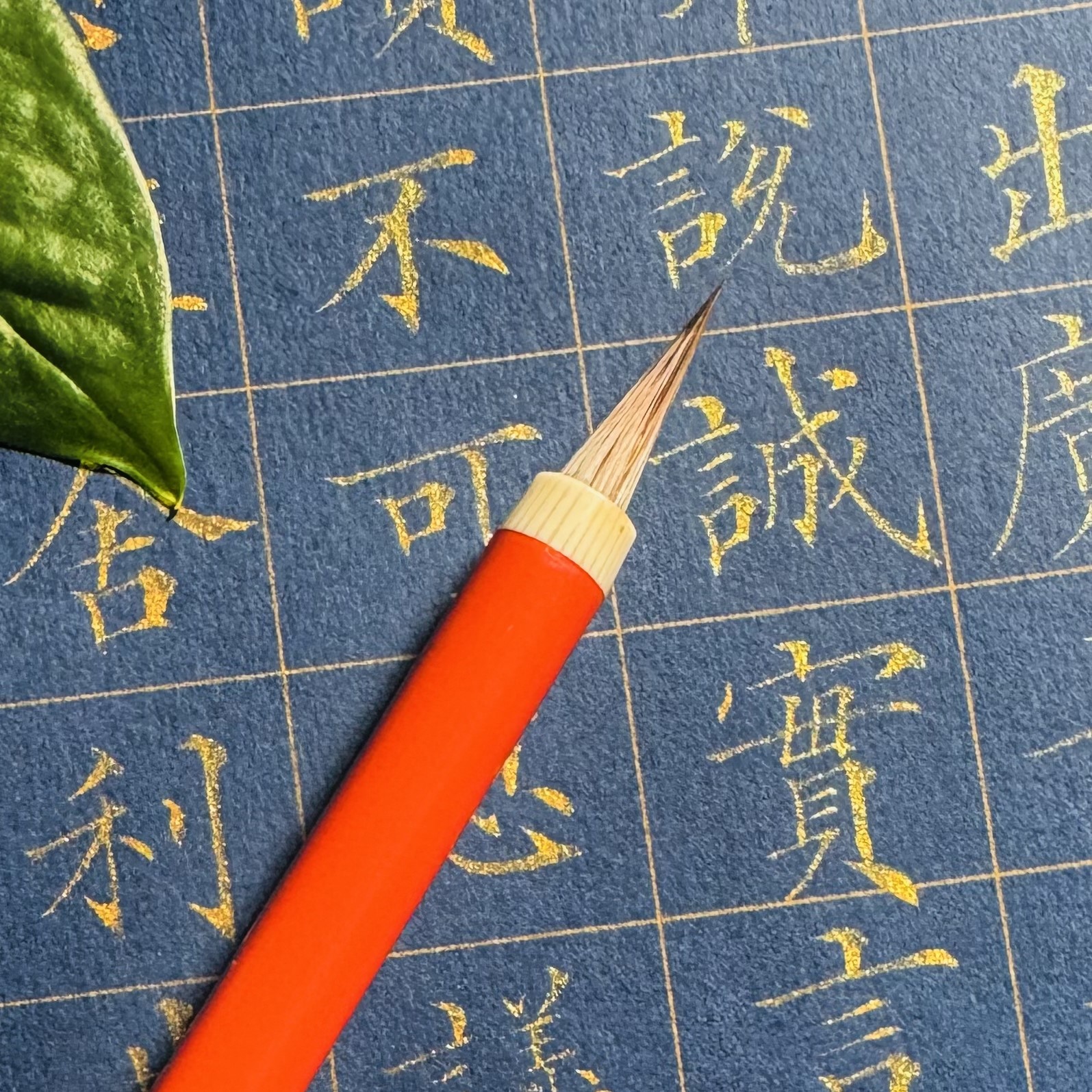 （颜如画专属）夏花兼毫毛笔紫毫狼毫鸡毫手工制作小楷书法毛笔