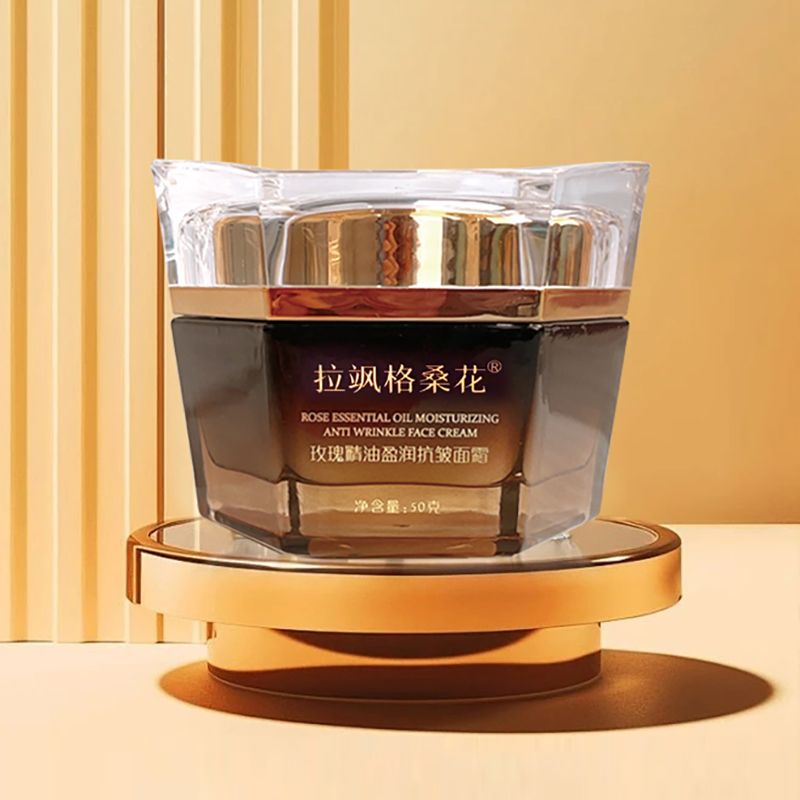 （志）拉飒格桑花玫瑰精油盈润抗皱面霜（一瓶50g，内有分链接）