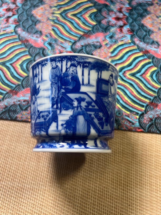 仪贤堂十八学士直口杯