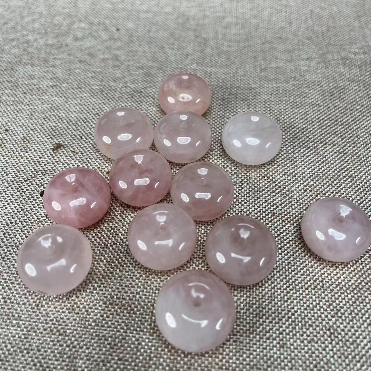 【芸奇】粉水晶粉晶配饰扣