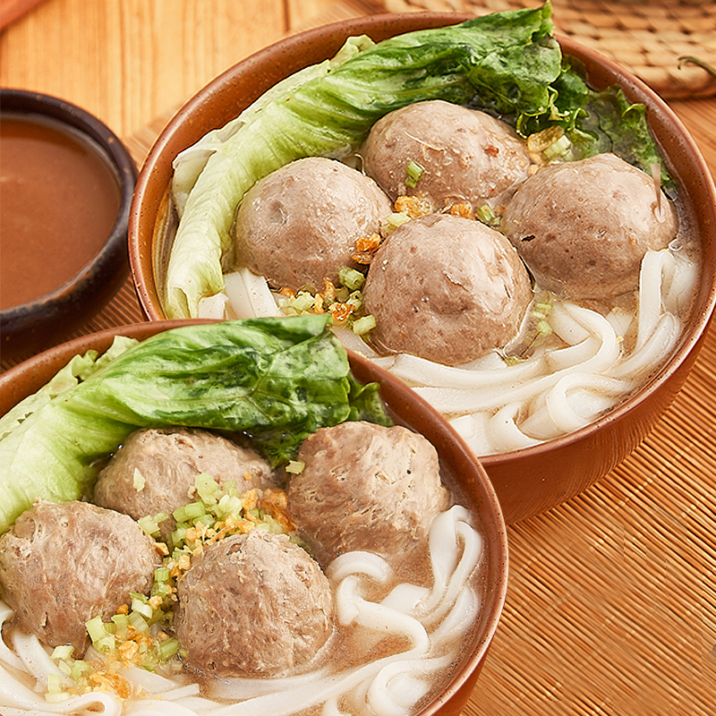 杏花吴记尝鲜装牛丸半斤餐饮鲜嫩250g汕头牛肉丸牛筋丸顺丰发货
