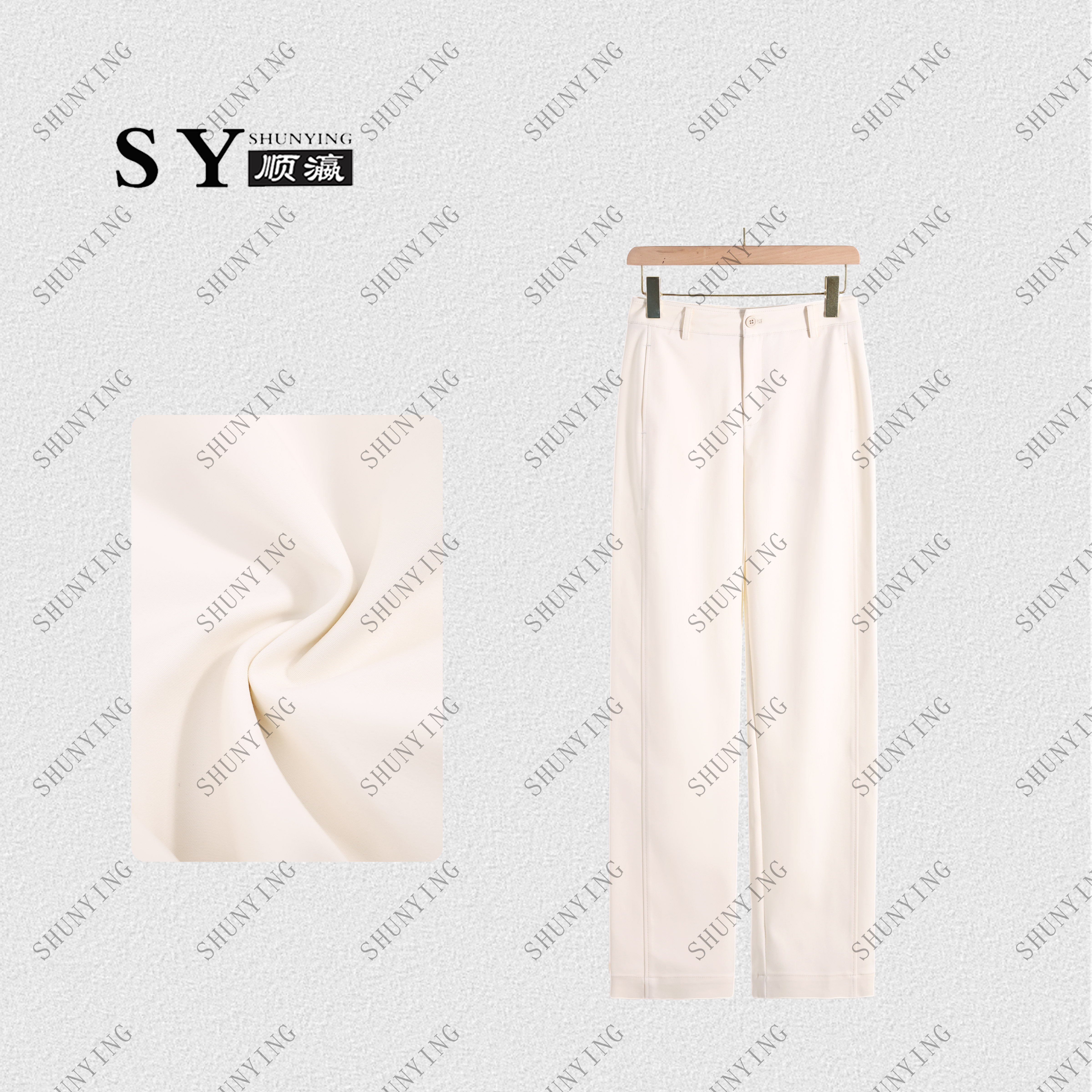 顺瀛【一抹深蓝】新款高腰遮肉显瘦百搭休闲裤SY63XXK435612