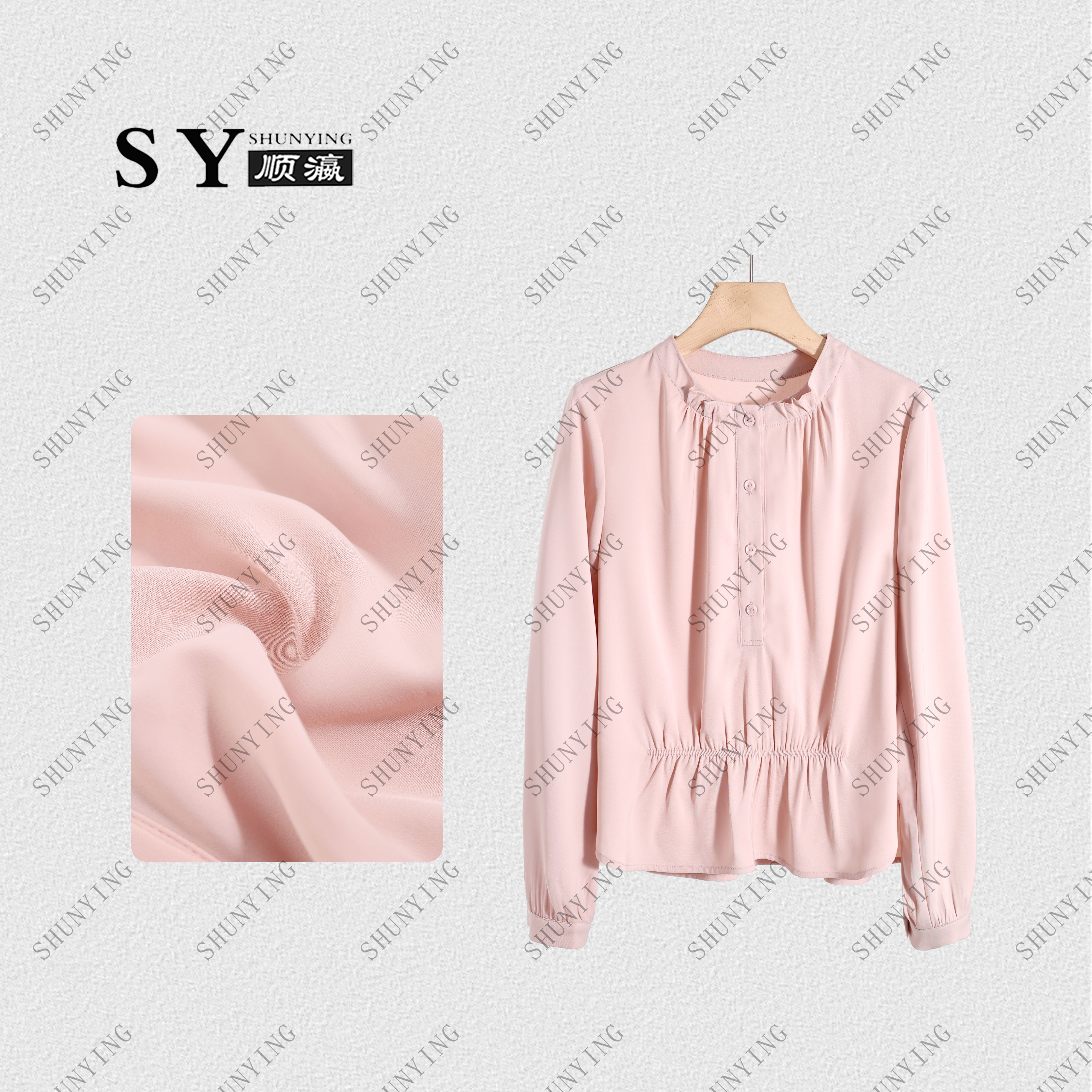 【顺瀛】新款简约洋气减龄气质百搭休闲衬衫SY63C6966