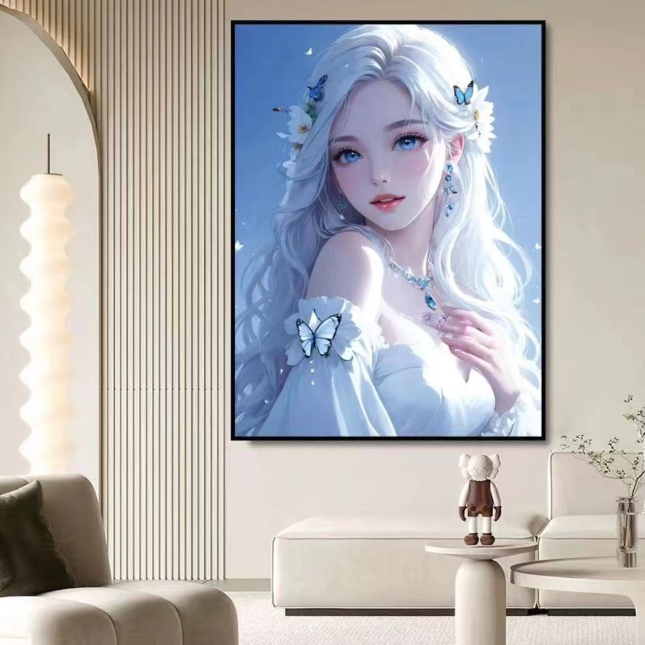 新款5D满钻性感美女钻石画厂家直销