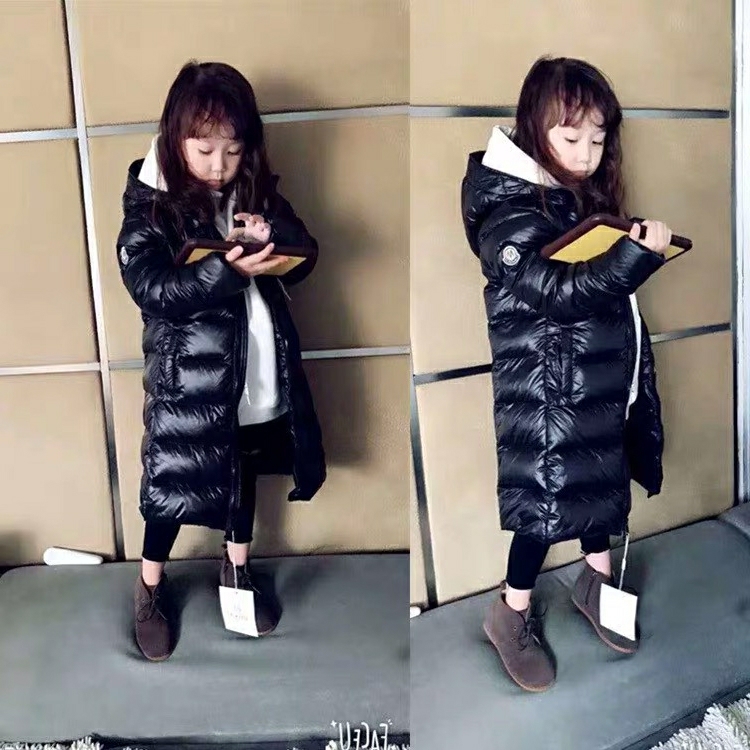 巴拉巴拉冬季儿童羽绒服长款过膝加厚中大童男童女童宝宝童装韩版
